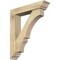 Ekena Millwork Balboa Traditional Rough Sawn Bracket w/ Offset Brace, Douglas Fir, 6"W x 28"D x 32"H BKT0604X28X32BOA01RDF - alternate 1